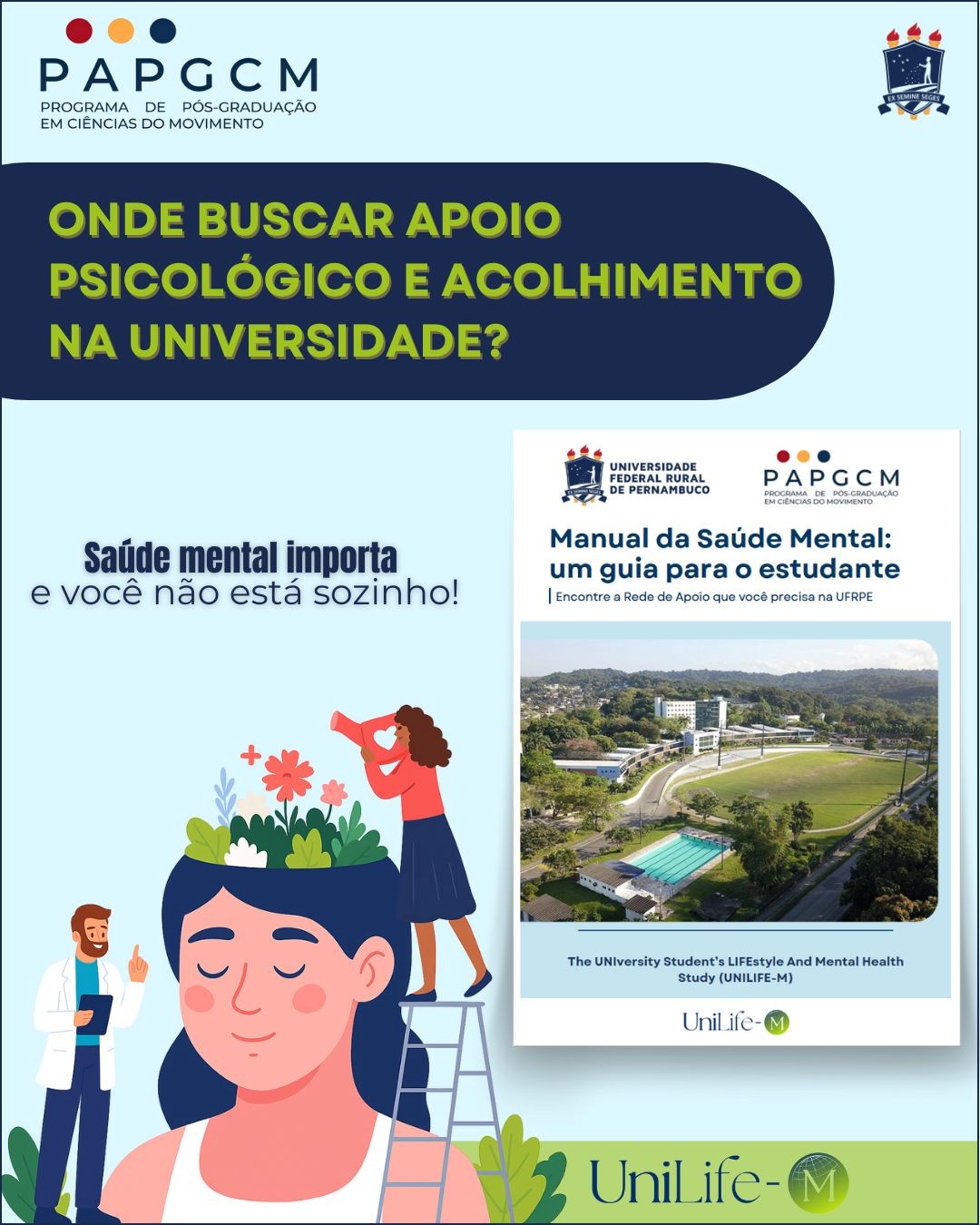 Apoio: REITORIA, DEFIS, FACEPE, CAPES, CNPq